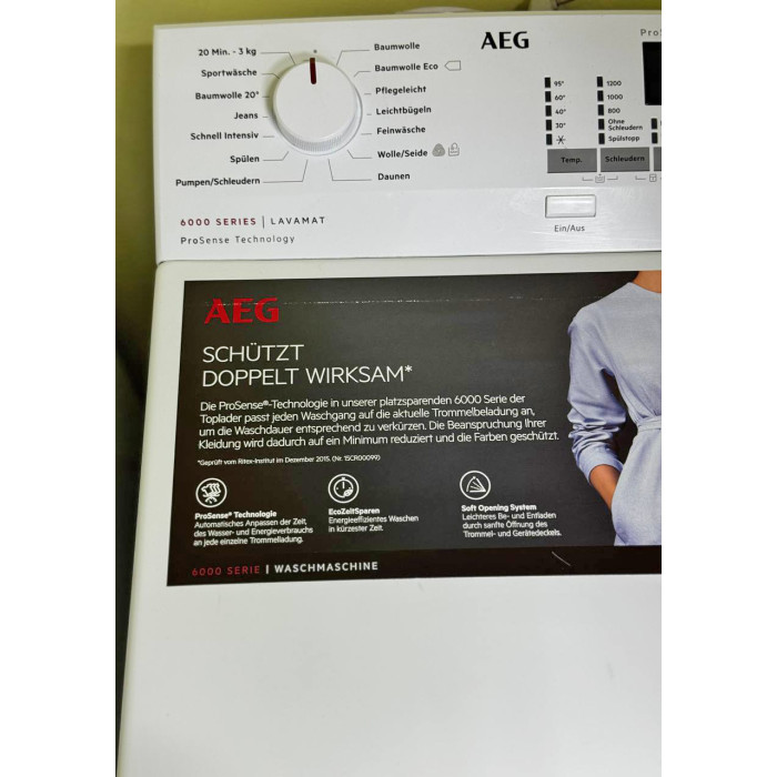Пральна машина AEG lavamat 6000 Series ProSense L6TB40260 Б/В