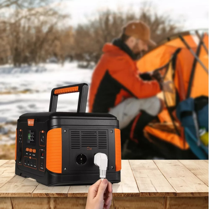Портативна електростанція FlashFish J1000 1000 Вт 252000 мАг з бездротовою зарядкою та LED-ліхтарем
