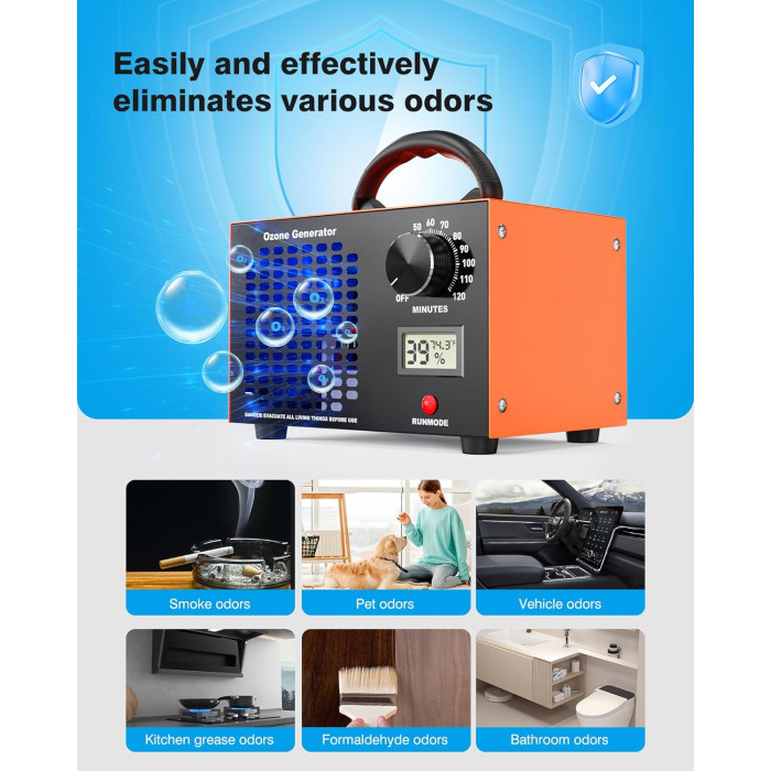 Озоновий генератор (очисник повітря) Ozone Generator SS-Y01 Orange