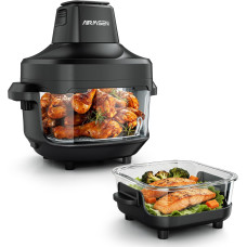 Аерофритюрниця AIRMSEN AF01 Portable Glass Air Fryer Black