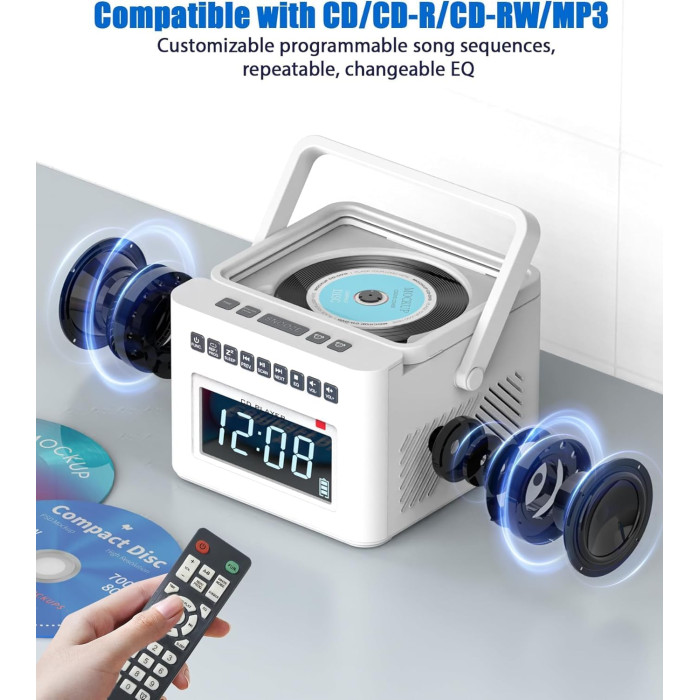 Портативний CD-програвач Greadio Portable CD Player CD-W17