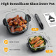 Аерофритюрниця AIRMSEN AF01 Portable Glass Air Fryer Black
