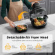 Аерофритюрниця AIRMSEN AF01 Portable Glass Air Fryer Black