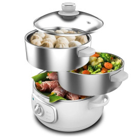 Пароварка Cecotec Vapovita SteelPot (EU01_100630) White
