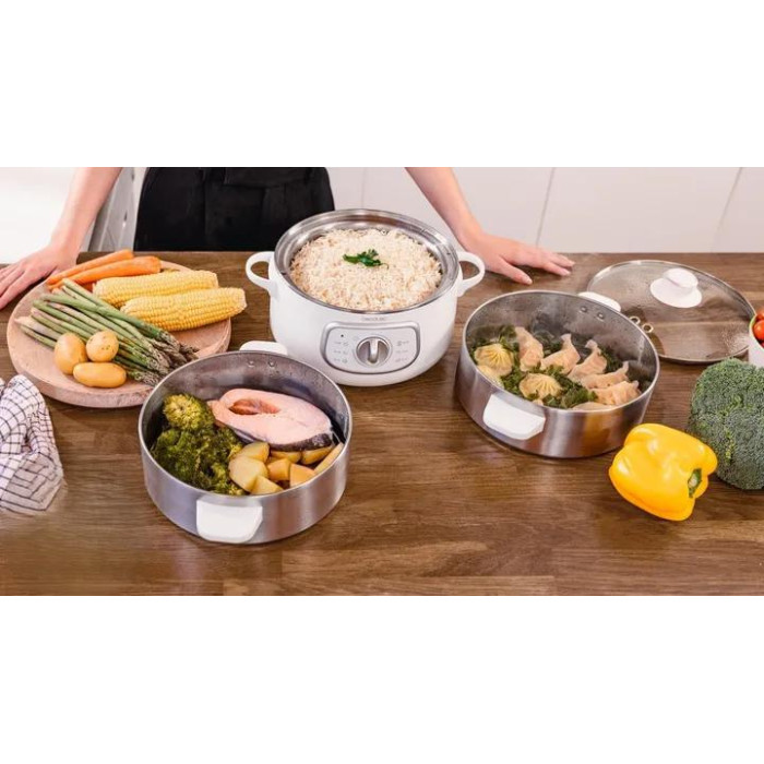 Пароварка Cecotec Vapovita SteelPot (EU01_100630) White
