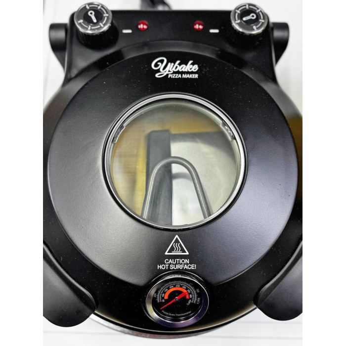 Електрична настільна піч для піци Yibake LMR-12DTW Black Б/В