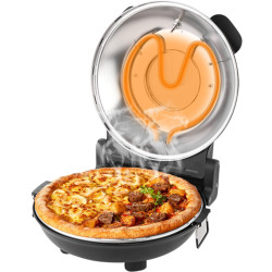 Електрична настільна піч для піци Yibake LMR-12DTW Black Б/В