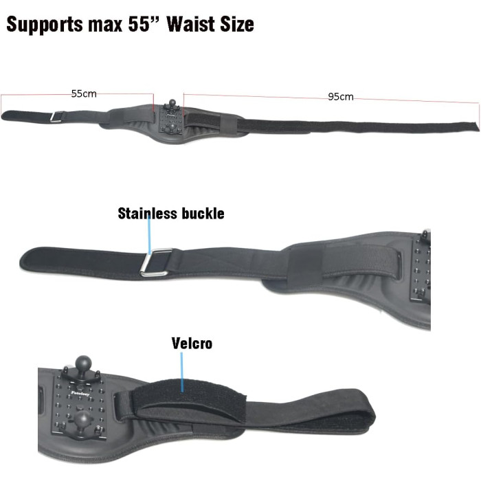 Кріплення-тримач для екшн камери на пояс або ремінь Fotoleey Black