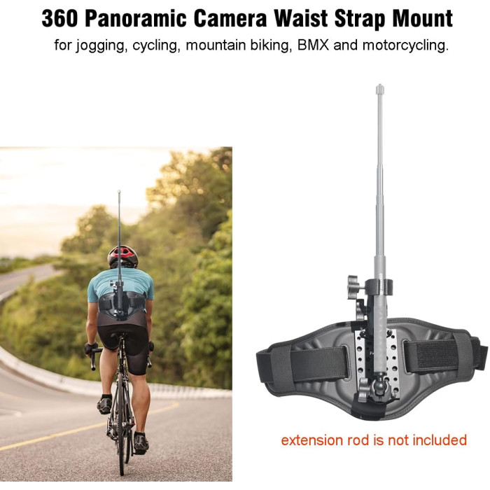 Кріплення-тримач для екшн камери на пояс або ремінь Fotoleey Black