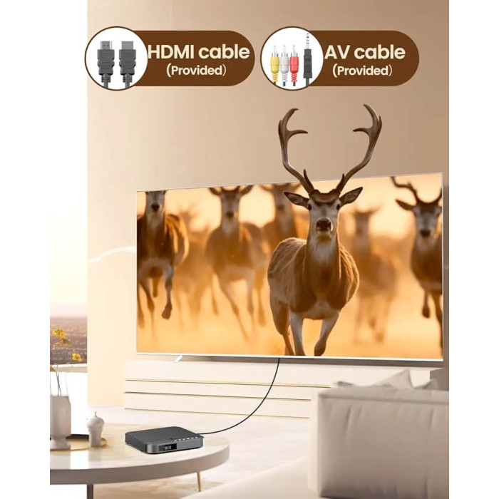 Портативний міні-DVD-плеєр Desobry MD115B Black