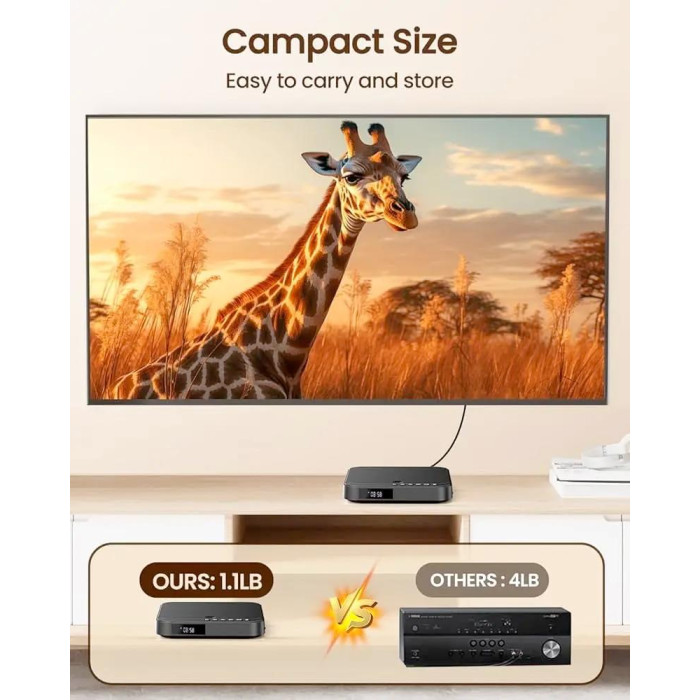 Портативний міні-DVD-плеєр Desobry MD115B Black