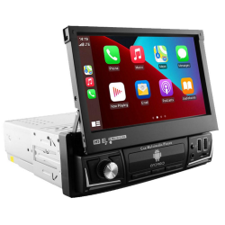 Универсальная автомобильная магнитола Hizpo с сенсорным экраном, Android и поддержкой CarPlay/GPS-навигации