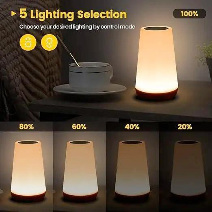 Світлодіодний нічник Taipow M4 для дитячої кімнати та спальні з регульованою яскравістю