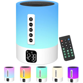 Bluetooth-динамік з багатофункціональним нічником та будильником Bitswolee DY-29S