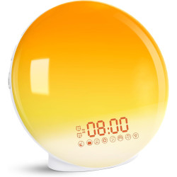 Світловий будильник Wake Up Light Cadrim SJ01 з імітацією сходу та заходу сонця