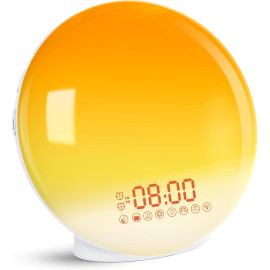 Світловий будильник Wake Up Light Cadrim SJ01 з імітацією сходу та заходу сонця