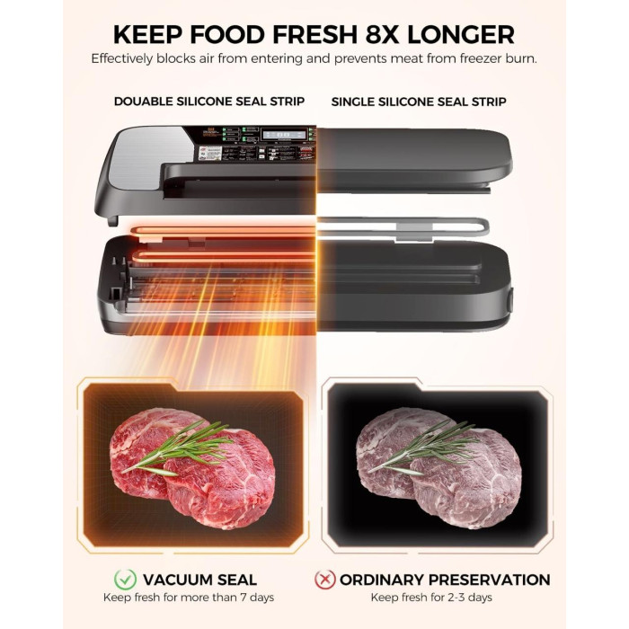 Вакуумний пакувальник Vacuum Sealer Oidozac SV618