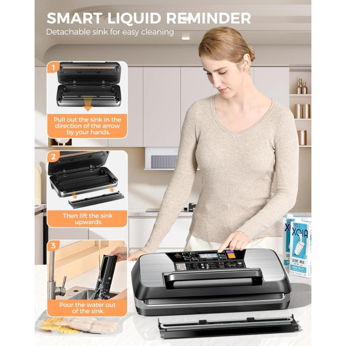 Вакуумний пакувальник Vacuum Sealer Oidozac SV618