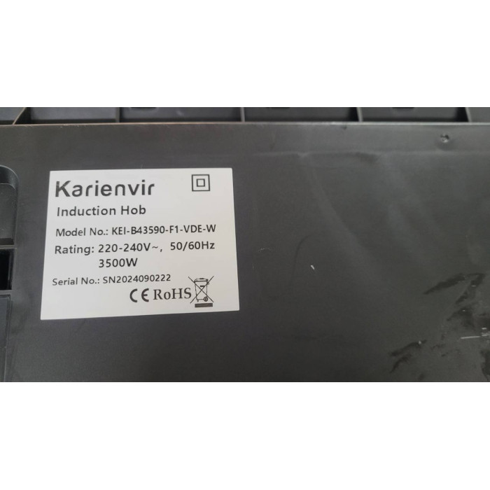 Індукційна варильна поверхня Karienvir KEI-B43590-F1-VDE-W