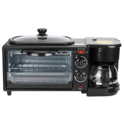 Електропечь многофункциональная 3в1 Breakfest Maker SK145 Black Електропечь многофункциональная 3в1 Breakfest Maker SK145 Black