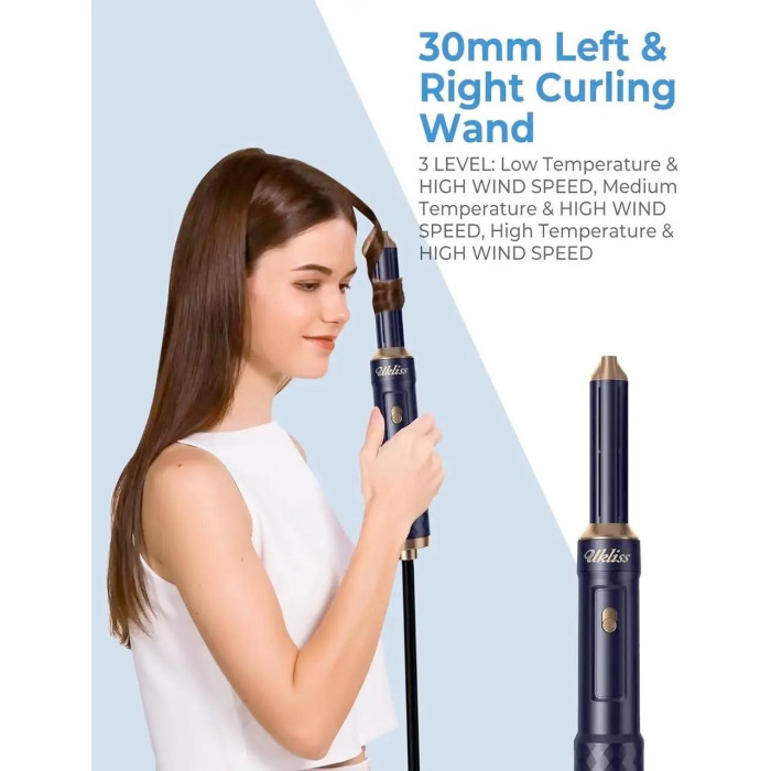 Фен-щітка 6 в 1 для укладання волосся Ukliss DE-622