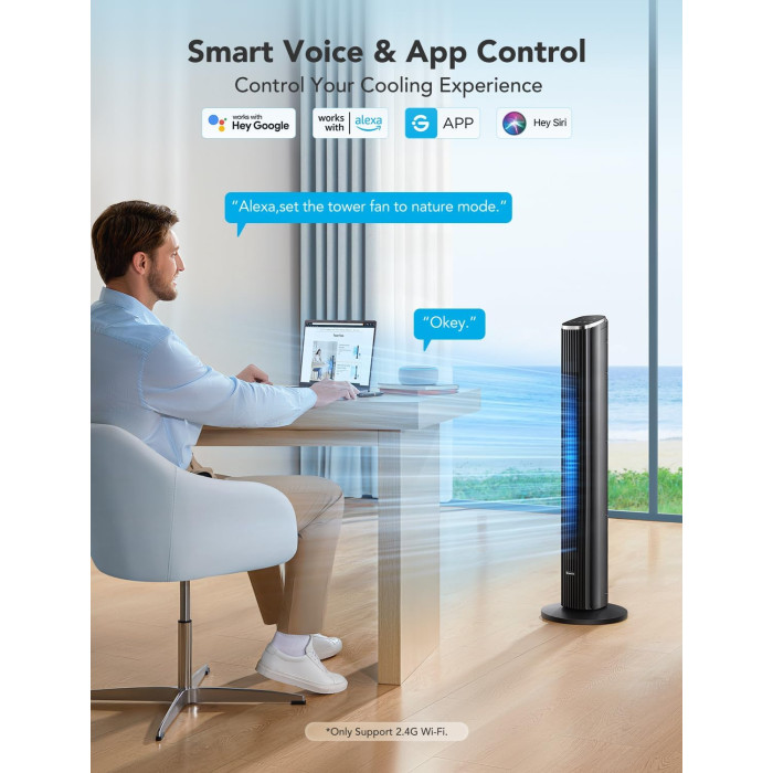 Башенный вентилятор GoveeLife H7106 Black