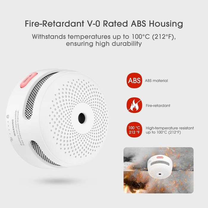 Розумний Wi-Fi датчик диму та пожежної сигналізації X-Sense Smoke Alarm XS01