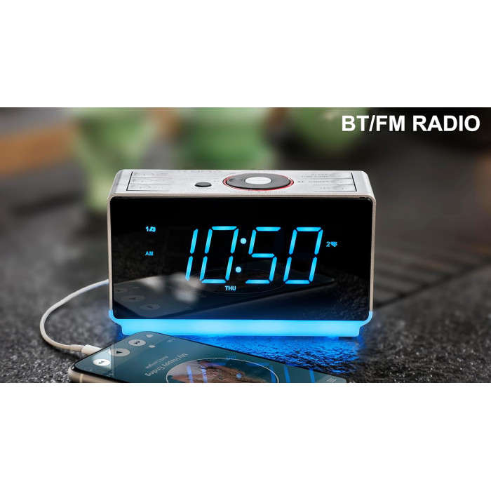 Многофункциональный будильник-радио iTOMA CKS708 с Bluetooth-динамиком