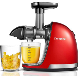 Шнековий соковитискач холодного віджиму AMZCHEF ZM1501 Red