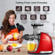 Шнековий соковитискач холодного віджиму AMZCHEF ZM1501 Red