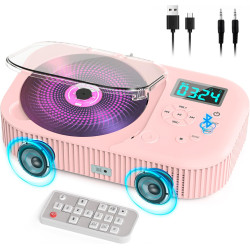 Портативний CD-плеєр Greadio CD318 з Bluetooth та вбудованими динаміками