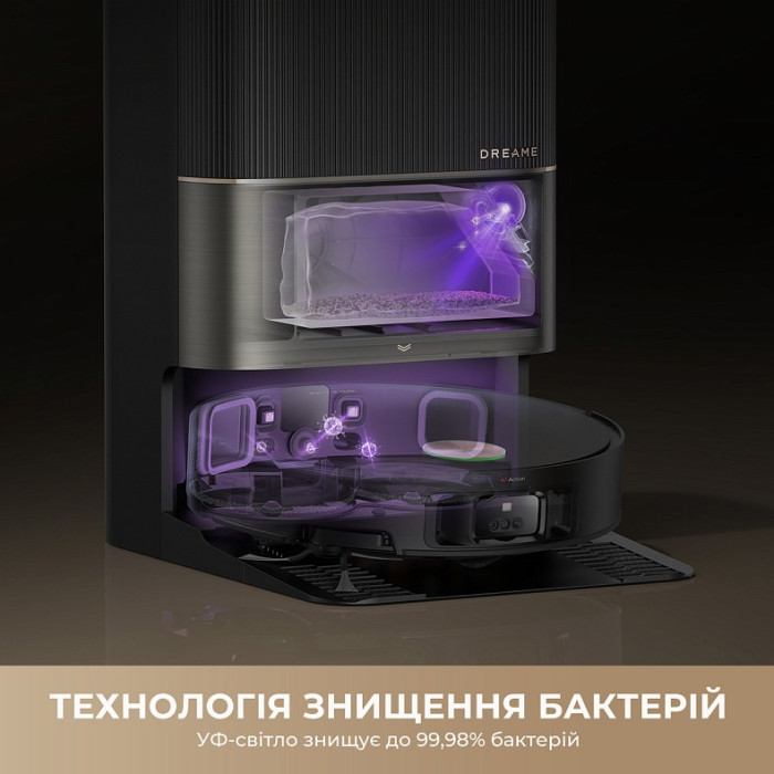 Робот-пилосос миючий Dreame Bot X50 Ultra Complete White