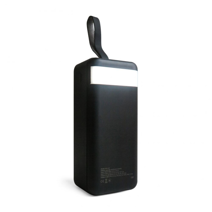 Повербанк (УМБ) зовнішній акумулятор WALKER WB-640 40000mAh Чорний (Black)