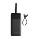 Повербанк (УМБ) зовнішній акумулятор WALKER WB-640 40000mAh Чорний (Black)