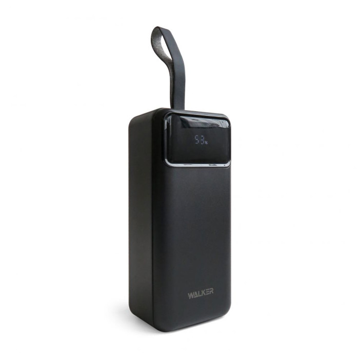 Повербанк (УМБ) зовнішній акумулятор WALKER WB-640 40000mAh Чорний (Black)