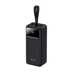 Повербанк (УМБ) зовнішній акумулятор WALKER WB-640 40000mAh Чорний (Black)