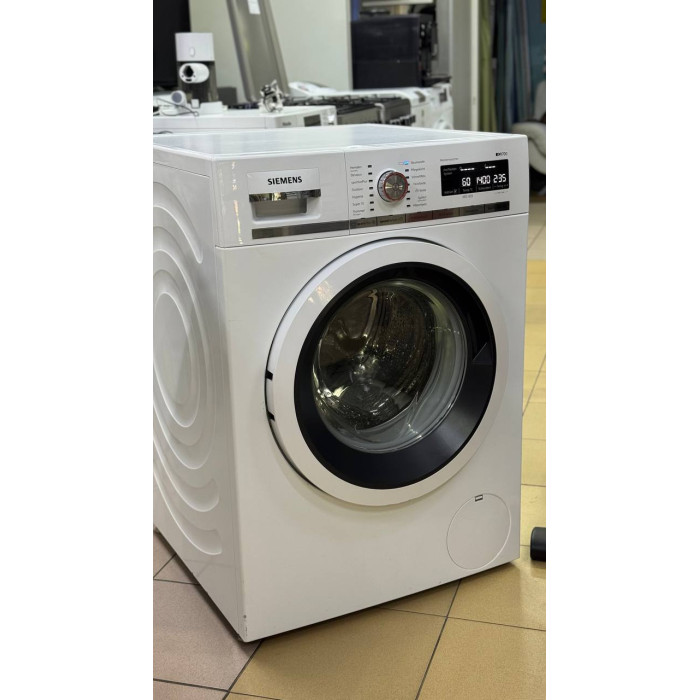 Вместе дешевле (комплект): Стиральная машина Siemens iQ700 WM14W5FCB + Сушильная машина Siemens IQ500 WT45W4B2 Б/У