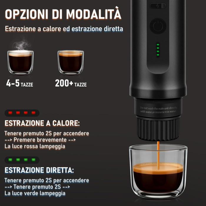 Портативна кавоварка iCare CF-H03 Pro Black