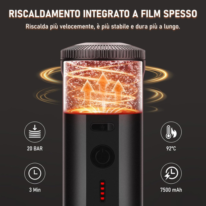 Портативна кавоварка iCare CF-H03 Pro Black