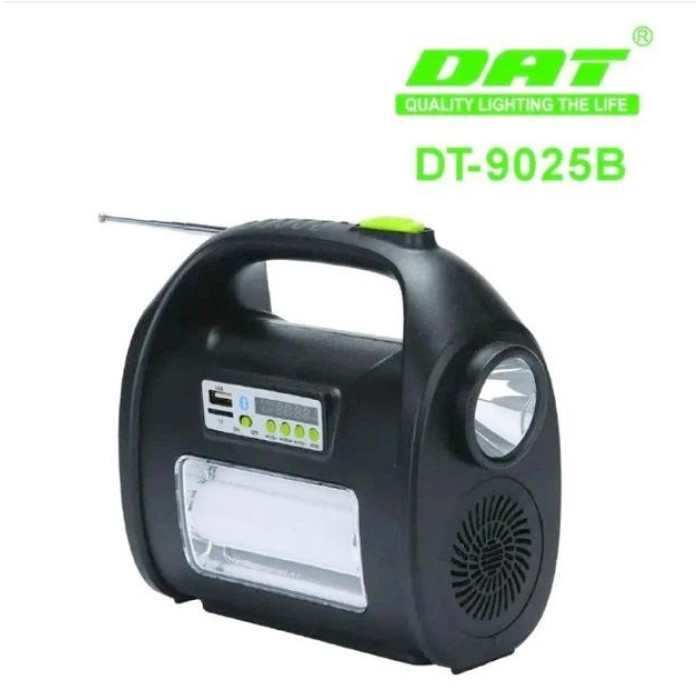 Портативна сонячна станція ліхтар Solar Light DT-9025B Power Bank з радіо