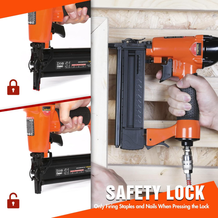 Пневматичний степлер для скоб та цвяхів 2-в-1 ValueMax V181002A