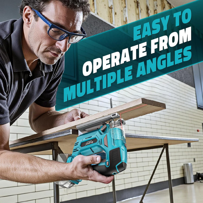 Акумуляторна лобзикова пилка Ecarke AMZ5-EU (без АКБ та ЗП)