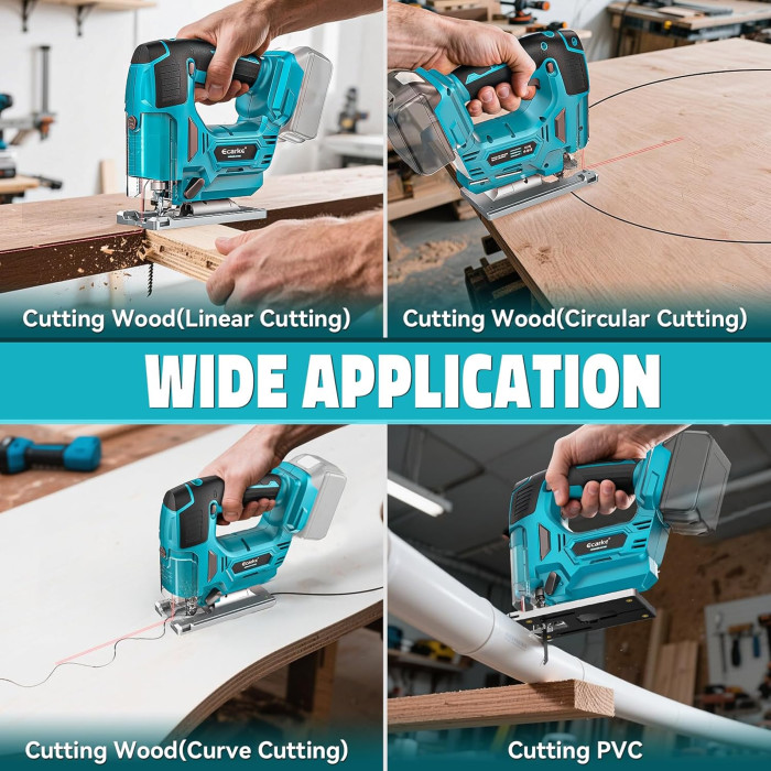 Акумуляторна лобзикова пилка Ecarke AMZ5-EU (без АКБ та ЗП)