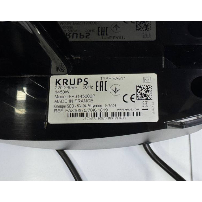Кофемашина KRUPS FPB 145000P Black Б/У