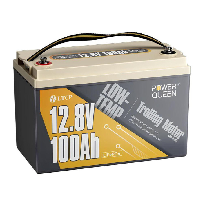 Комплект резервного живлення 500W 1280Wh Kraft KRF-AVR600VA/500W-12V Power Queen P12V100-100-LTP-4-A100
