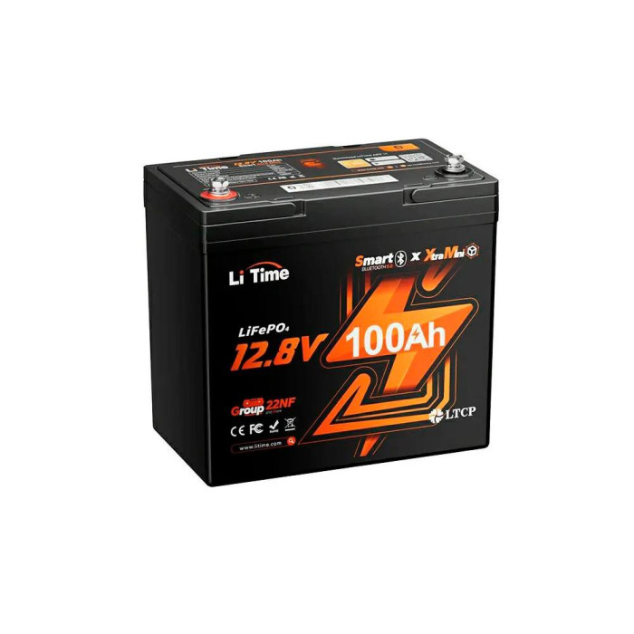 Комплект резервного живлення 640W 1280Wh Kraft KRF-AVR800VA/640W-12V + LiTime Xtramini L12V100-100-XTRA-MINI-BT-4-A55