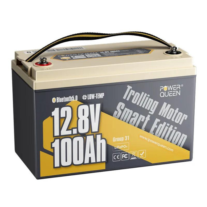 Комплект резервного живлення 500W 1280Wh Kraft KRF-AVR600VA/500W-12V Power Queen P12V100-100-LTP-BT-4-A100