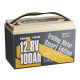 Комплект резервного живлення 500W 1280Wh Kraft KRF-AVR600VA/500W-12V Power Queen P12V100-100-LTP-BT-4-A100