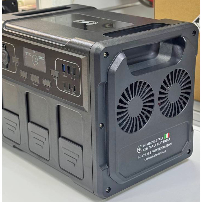 Зарядная станция LOMBINI S1500-3000W Черный (Black)