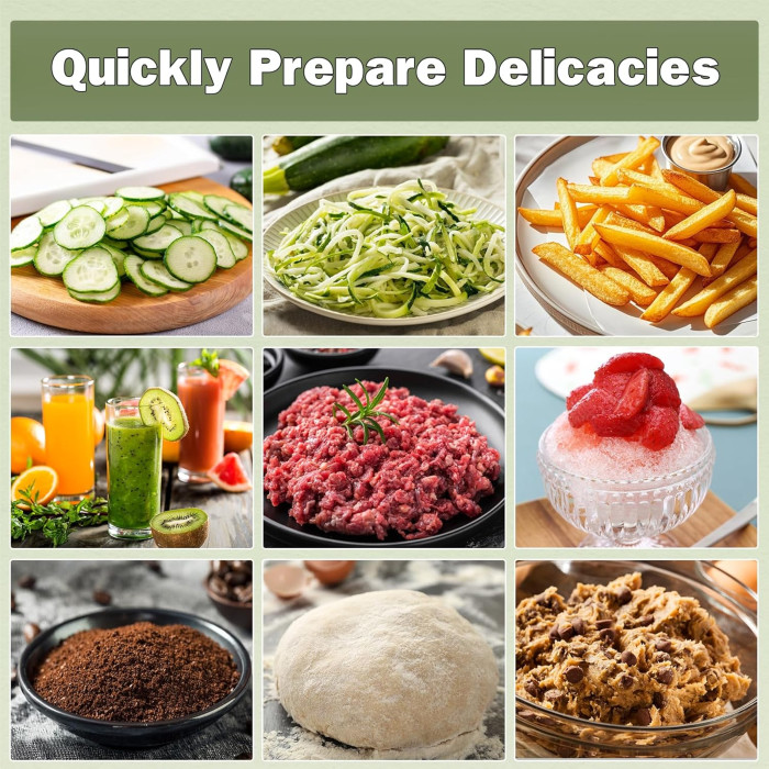 Багатофункціональний кухонний комбайн (Подрібнювач) KICHOT E04 Food Processor & Chopper 2.5L Б/В